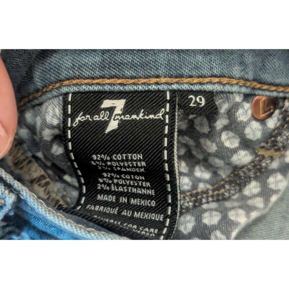 7 for all mankind Jeans "Slimmy Luxe Performance" , Size 29 - Picture 3 of 6